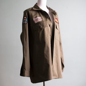 That One-of-A-Kind Army Jacket with Fun Patches